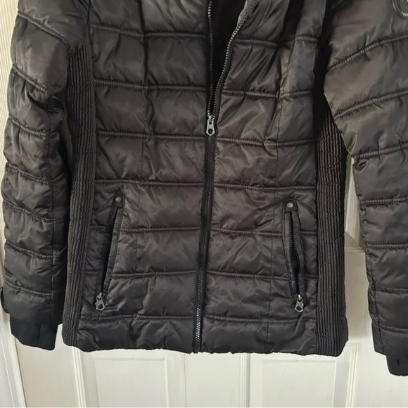 Nautica Sz Medium Black Women’s Coat, No Hood - Picture 4 of 15